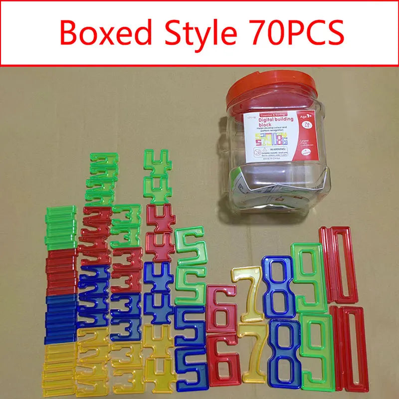 YLL01017 Toddlers Blocks Light Table Toy &ndash; Open Learning B-70PCS