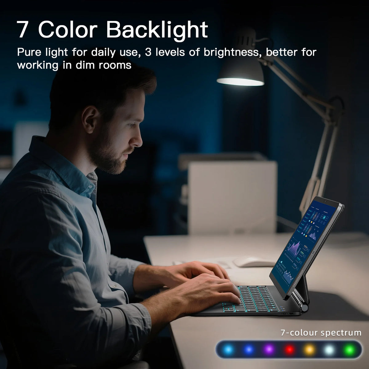 Magic Keyboard Case for iPad 11 Inch &ndash; Premium Leather