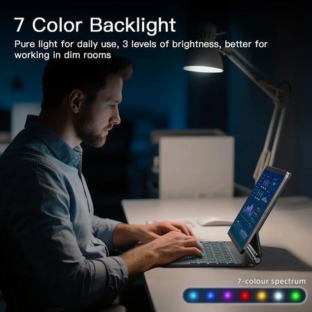 Magic Keyboard Case for iPad 11 Inch &ndash; Premium Leather