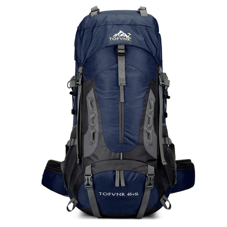 70L Camping Backpack &ndash; 70L Capacity For Hiking And Travel Navy 70L / 50 - 70L