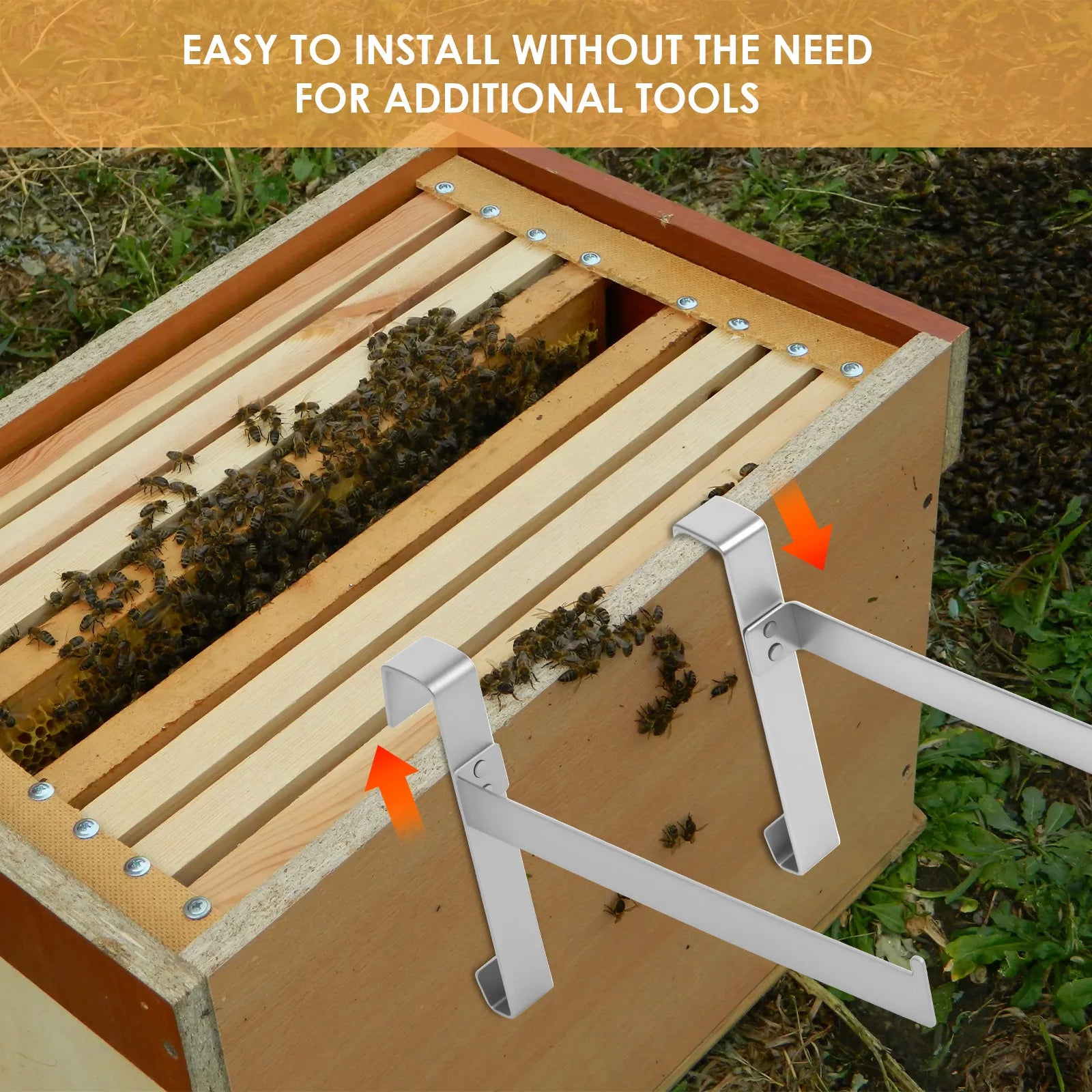 Stainless Steel Beehive Frame Holder &ndash; High Load Capacity