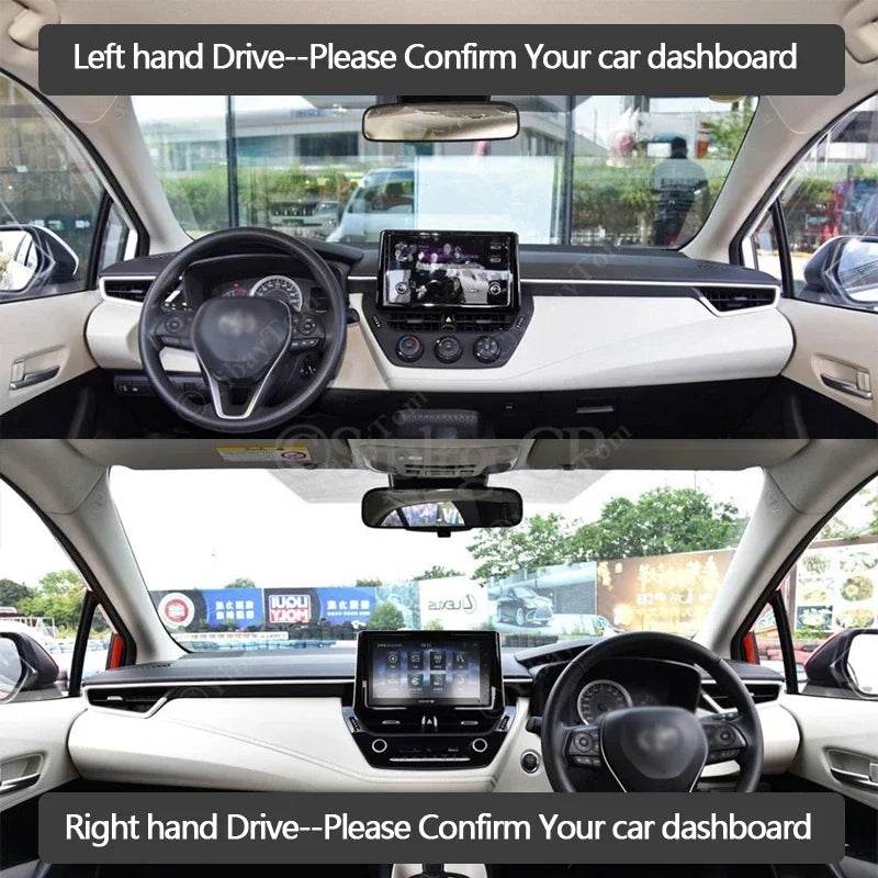 Dashboardcover anti-UV voor Toyota Corolla E210 2019-2023 beschermmat
