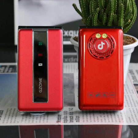 2G GSM Cheap Flip Push-Button Phone For Elderly &ndash; Loud Voice Redpro / Standard