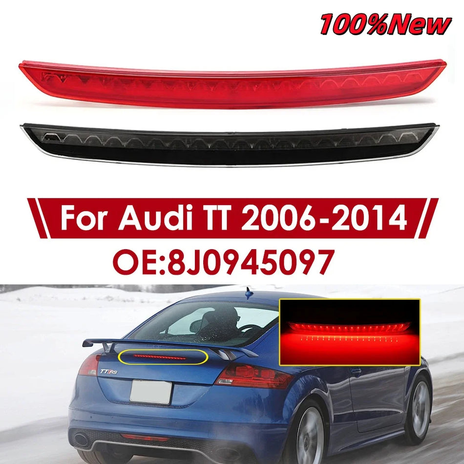 Bremslicht für Audi TT 2006-2014 Rot LED Hochmontiert 12V Wasserdicht ABS-Gehäuse Helles Rücksignal