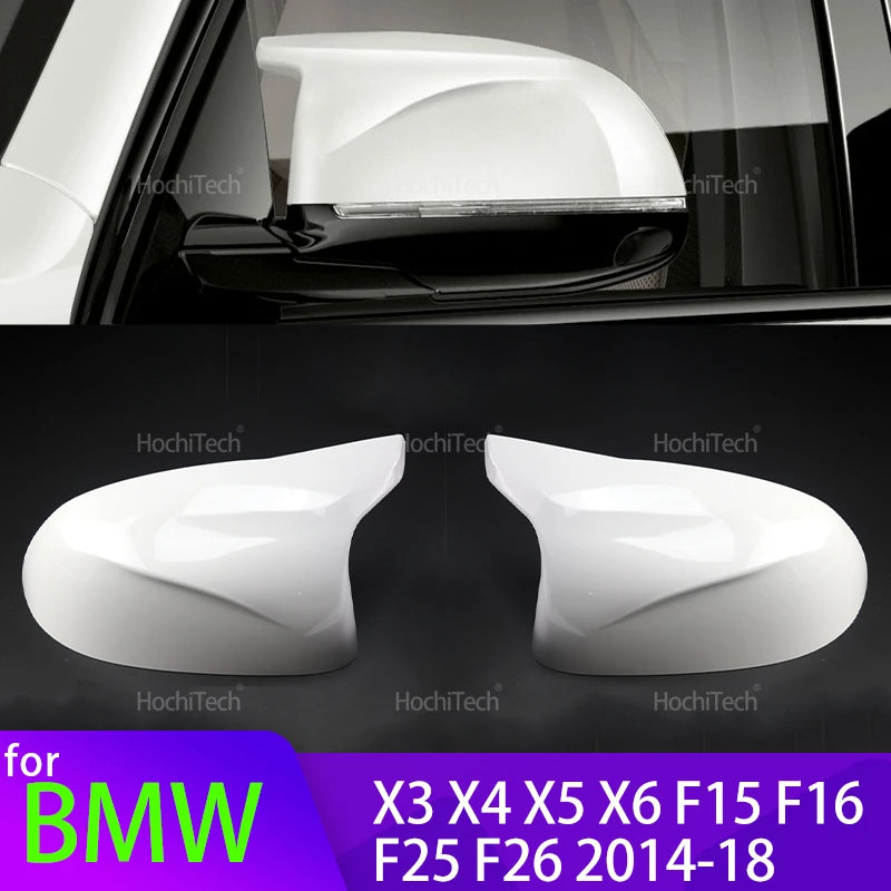 Cubiertas de espejo lateral con fibra de carbono negra para BMW X3 F25 X4 F26 X5 F15 X6 F16