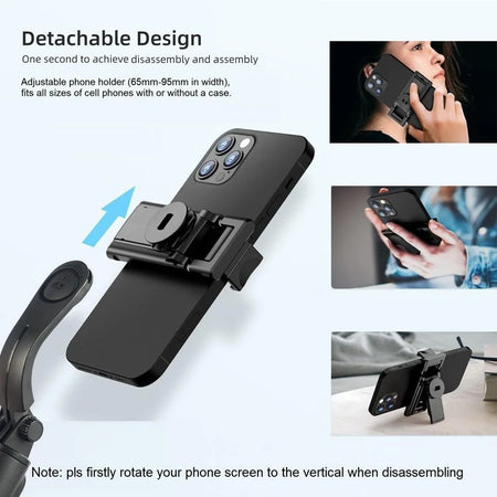 CrownQu Selfie Stick &ndash; 360 Degree Rotation with Bluetooth Remote
