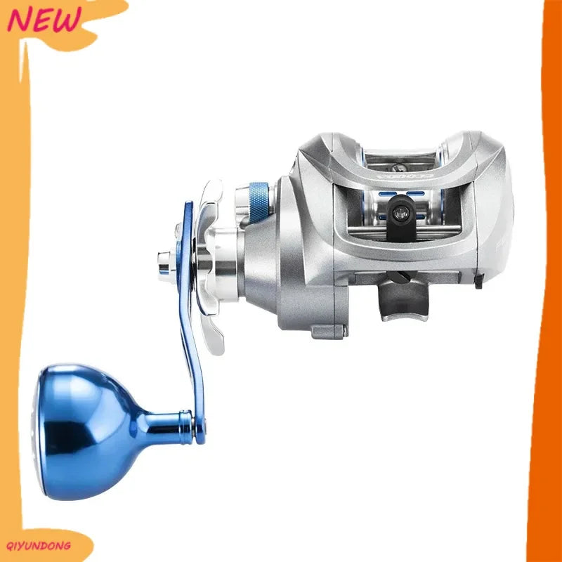 ECOODA FENIX100 Water Droplet Baitcast Fishing Reel - Lightweight 240g &amp; 9+1 Bearings for Ocean Boat Fishing