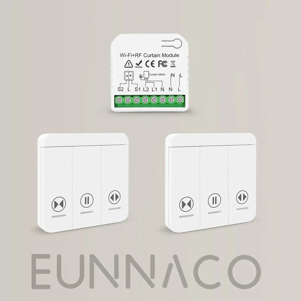 Tuya Smart WiFi Module &ndash; Voice Control RF433 Remote 1Receiver 2switch