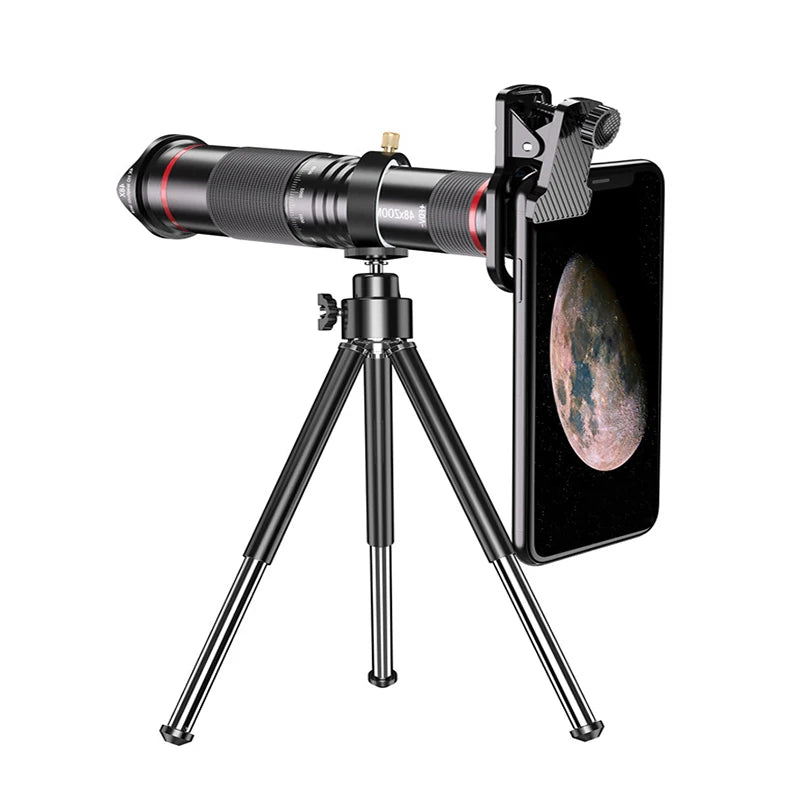 48x Super Telephoto Zoom Mobile Phone Lens &ndash; With Tripod 48x