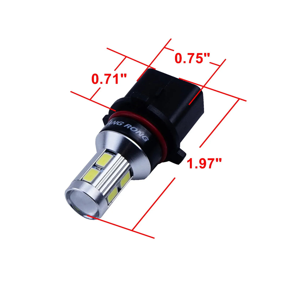 Комплект LED противотуманных фар для Audi A4 B8 2008-2014 с 2x 9-SMD лампами DRL ксеноновый белый апгрейд