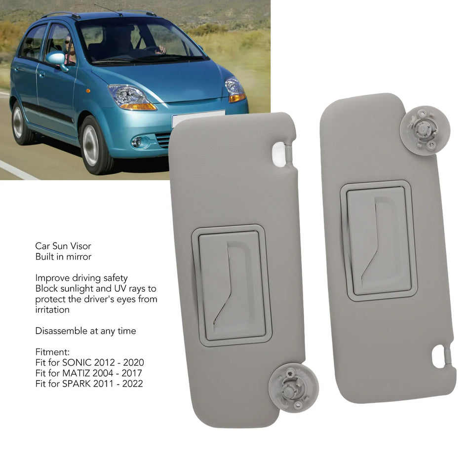 Visera parasol antirreflejos con protección UV para Chevrolet Sonic Spark