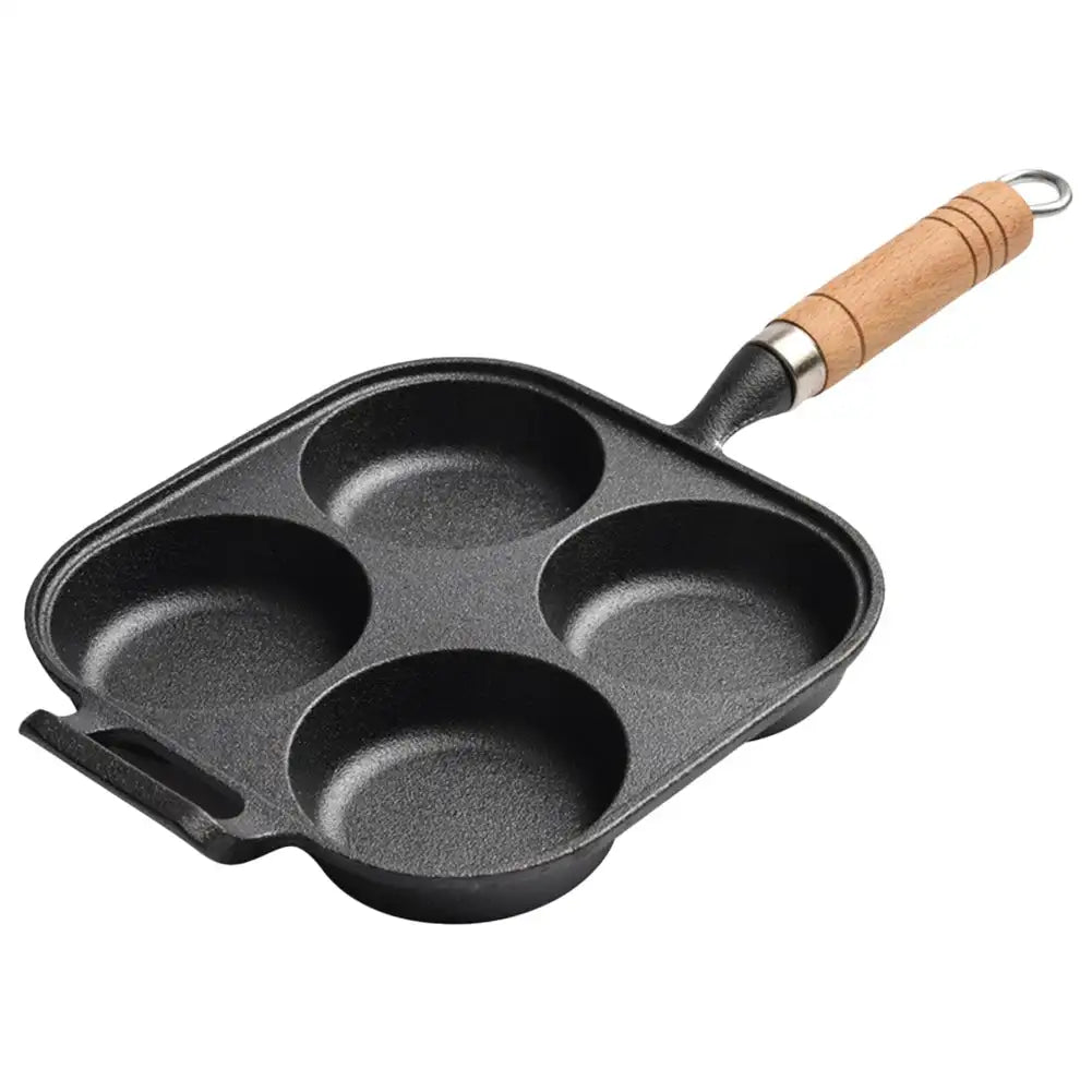 Alloet 4 To 7 Cup Breakfast Egg Pan Nonstick Pancake Pan 4 Hole