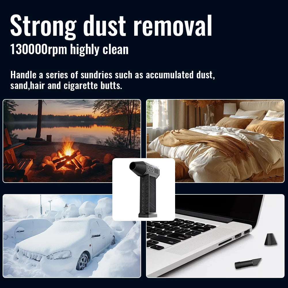 X3 Turbo Jet Fan Air Duster &ndash; 130000 RPM Wind Speed