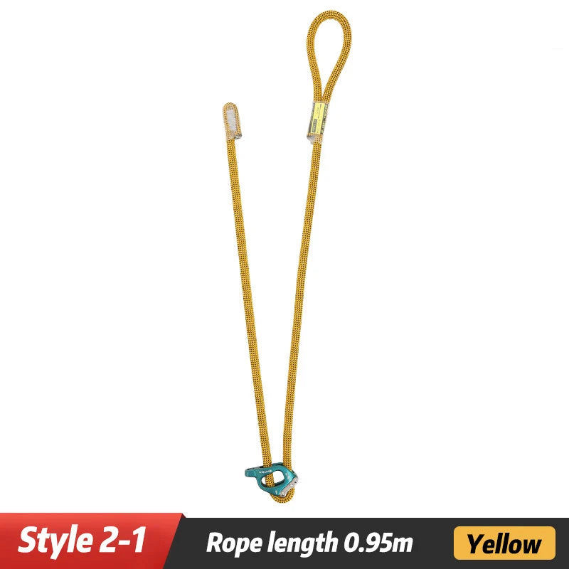 XINDA Cowstail Positioning Lanyard Adjuster &ndash; Safety Boost 2-1 Yellow