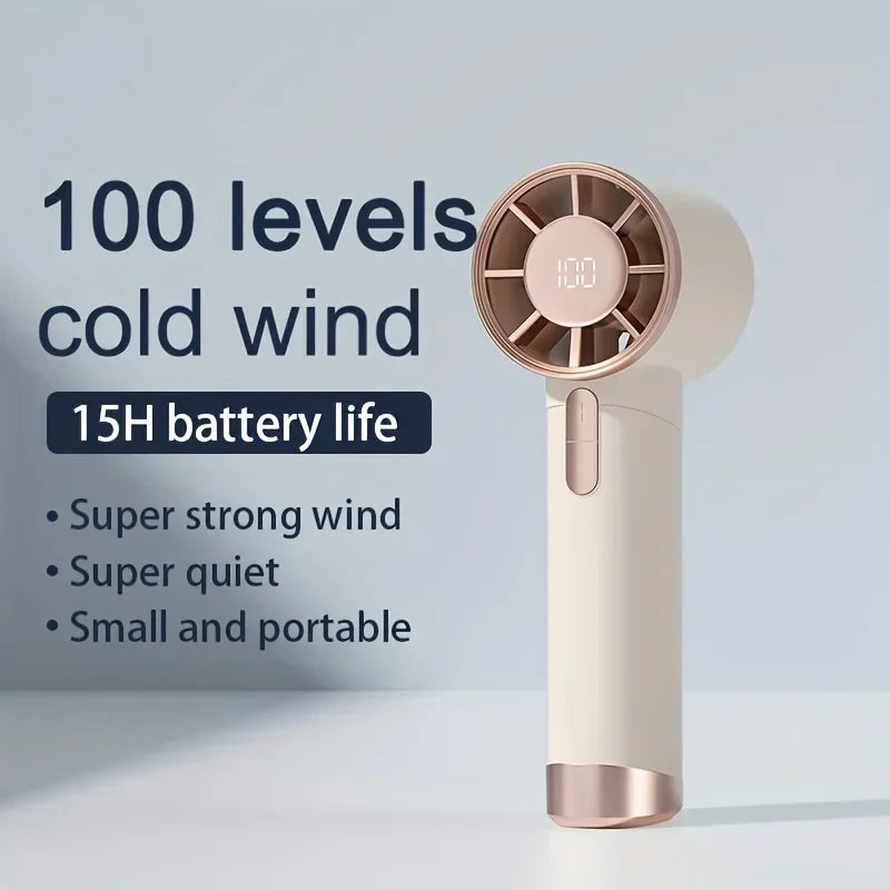 Portable Adjustable Fan Handheld Fan &ndash; USB Rechargeable