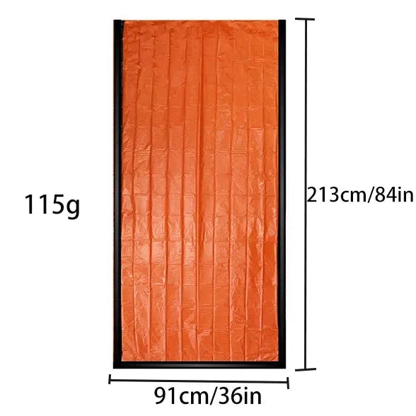 1 PC Emergency Survival Sleeping Bag - Waterproof Lightweight Portable Thermal Sack For Camping Hiking Outdoor Adventures A 1