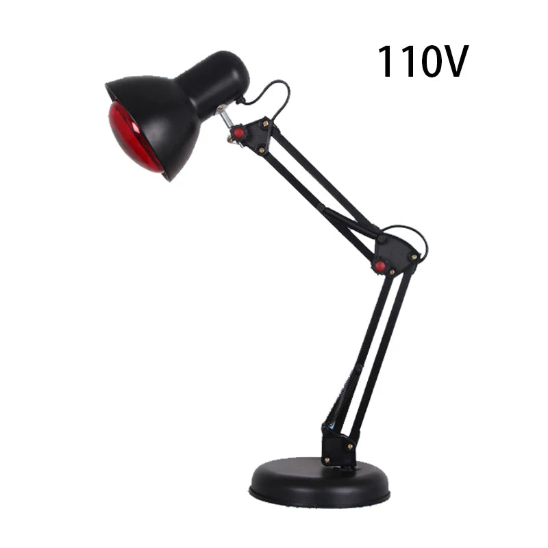 Massage Heating Lamp &ndash; Relieves Shoulder Neck Discomfort 110v black US PLUG