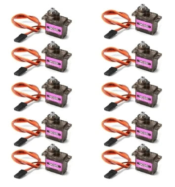 SG90 9G Micro Digital Servo Motor &ndash; 180/360 Degree Rotation for RC Helicopters and Airplanes MG90S 180Deg 10PCS