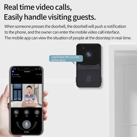 AHD01 - Wireless Doorbell With HD Camera Night Vision