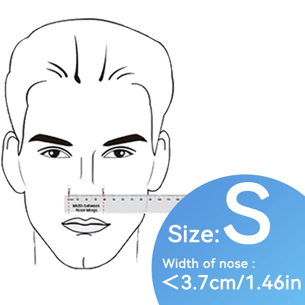 BMC N5B CPAP Nasal Mask &ndash; Lighter, Skin Friendly Headgear S