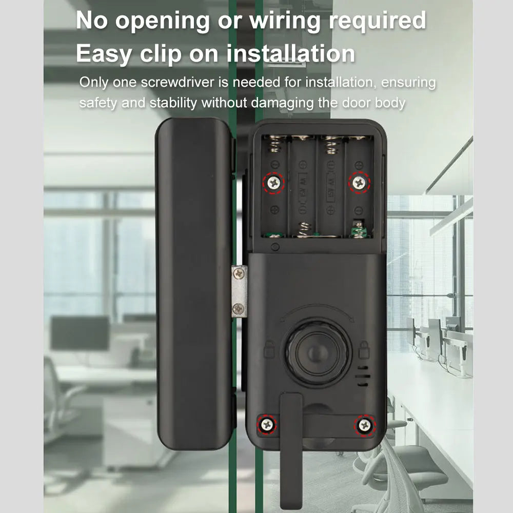 Tuya App Biometric Glass Door Lock B12-tuya &ndash; WiFi Gateway