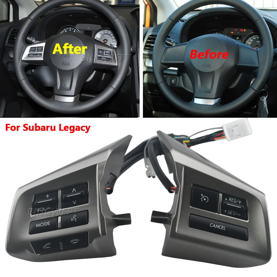 Butonere multifuncționale pentru controlul vitezei de croazieră pe volan pentru Subaru Forester