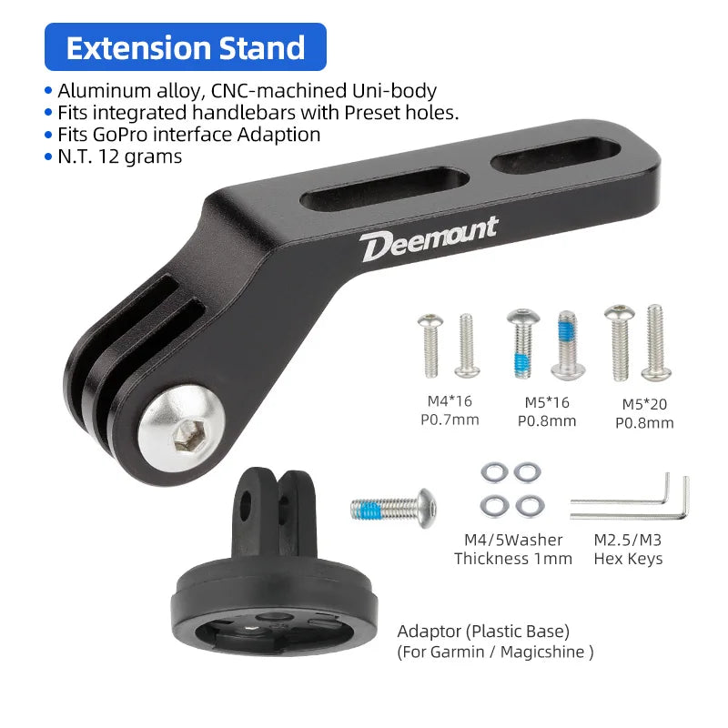 Bicycle Computer Headlight Extension Stand &ndash; Premium Aluminum Alloy Construction Stand K022TL S015GM / CHINA