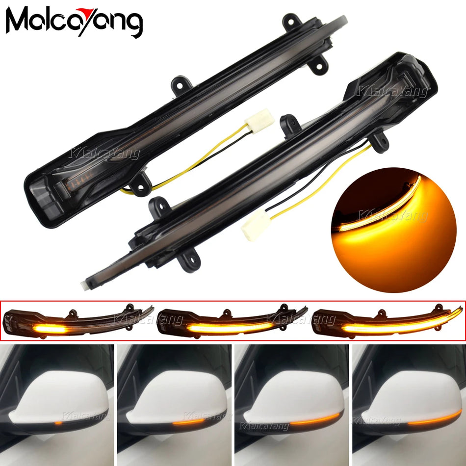 Side Mirror Flashing Light LED Dynamic Turn Signal Blinker Lamp For Audi Q5 SQ5 8R 2010 2014 2015 2016 2017 Q7 4L SQ7 Facelift