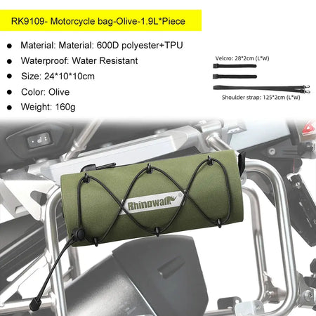 Rhinowalk Motorcycle Saddle Bag 100%Waterproof Motorbike Tank Fork Bag Motor Frame Crash Bars Bag Repair Tool Placement Case by InterCyprus Trading Ltd