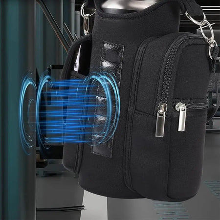 Magnetic Gym Bag Crossbody Water Bottle Pouch Phone Holder