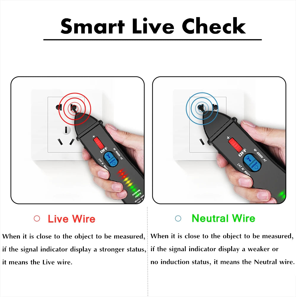 BSIDE AC Voltage Detector 12-1 &ndash; Non Contact Voltage Tester