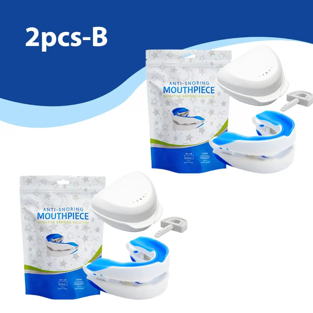 Mouthpiece Anti Snore Mouth Guard &ndash; Anti Snoring Aid 2pcs-B