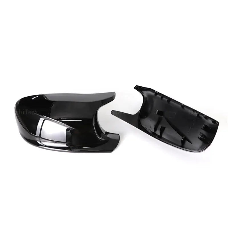 M Style Look Rearview Mirror Cover Cap Carbon Fiber Look Black for BMW X3 F25 X1 E84 Pre-LCI 2010 2011 2012 2013 Case by InterCyprus Trading Ltd