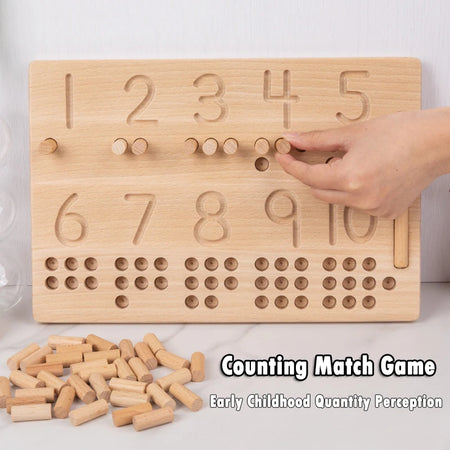 Brozebra Wooden Number Puzzle BZS00328 &ndash; Math Skill Builder