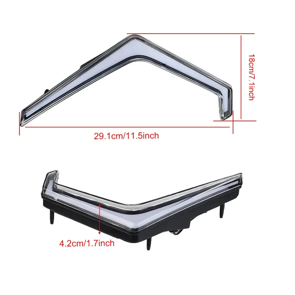 LED Front Accent Light Turn Signal Lights for Polaris RZR XP 1000 Turbo 2018-2021 UTV ATV by InterCyprus Trading Ltd
