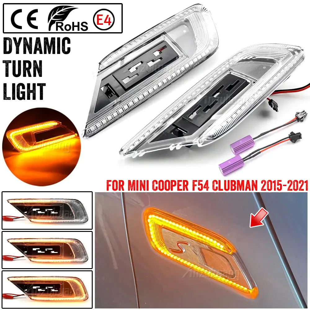 LED Sequential Turn Signal Lights for Mini Cooper F54 Clubman by InterCyprus Trading Ltd