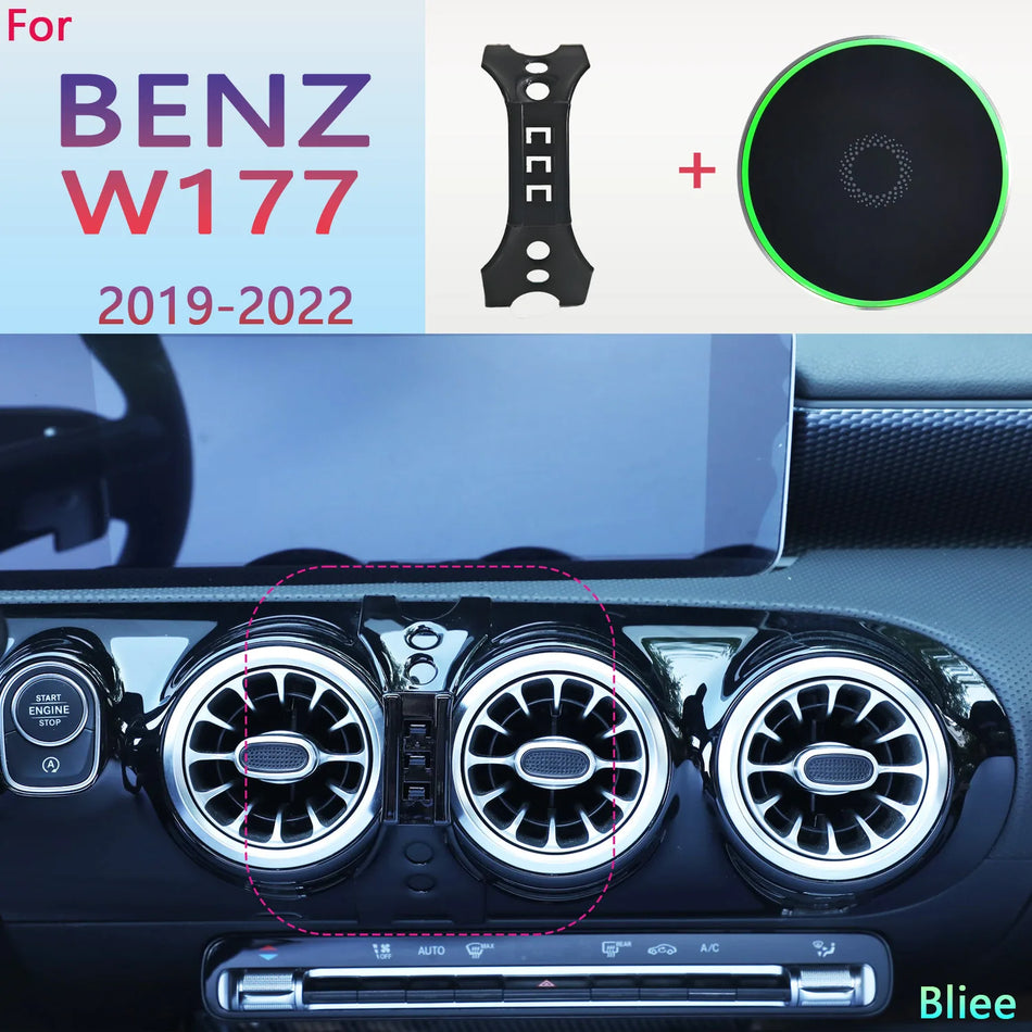 Mercedes A200 W177 Magnetisk Biltelefonhållare 15W MagSafe