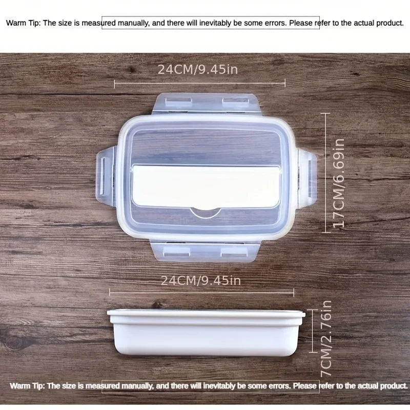 Easy Clean Bento Container - Leak Proof Stainless Steel