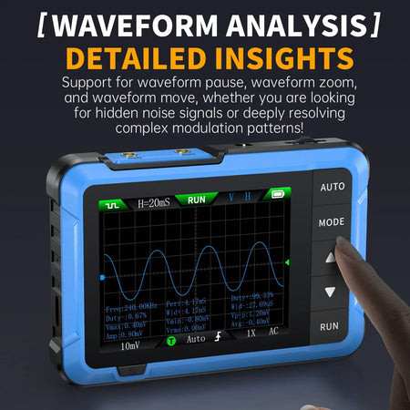 FNIRSI DSO510 &ndash; Mini Handheld 2in1 Oscilloscope with Signal Generator