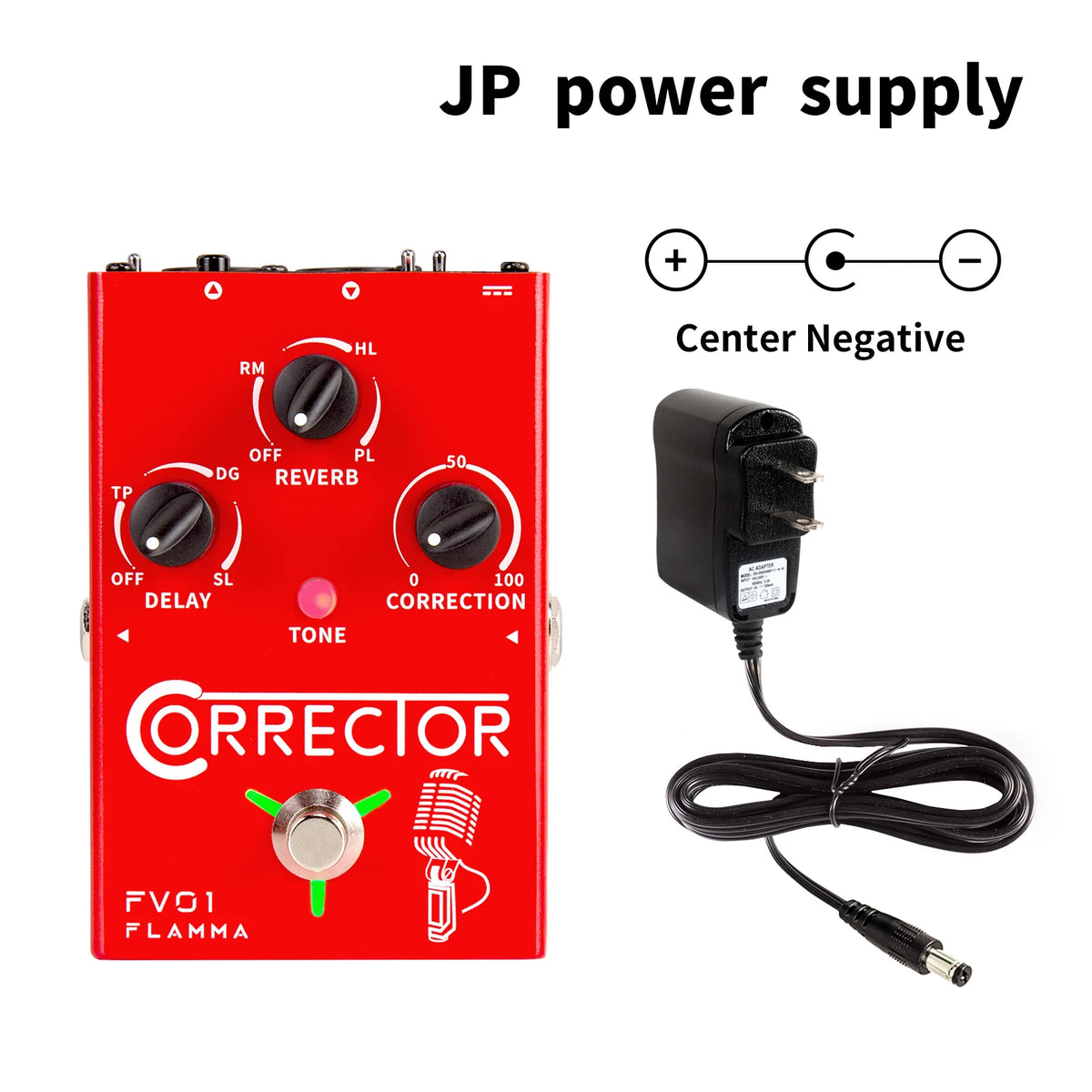 FLAMMA FV01 &ndash; Pitch Correction With Delay Reverb Effects FV01 JP