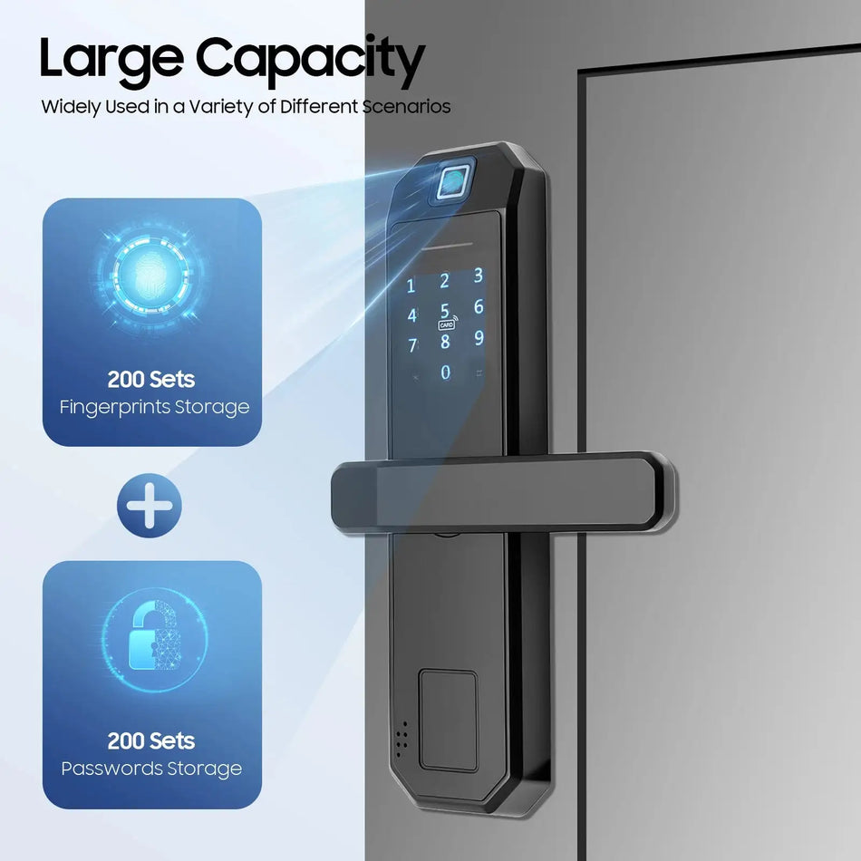 Smart Door Lock Zinc Alloy Keypad Lock &ndash; Anti-Peep Design