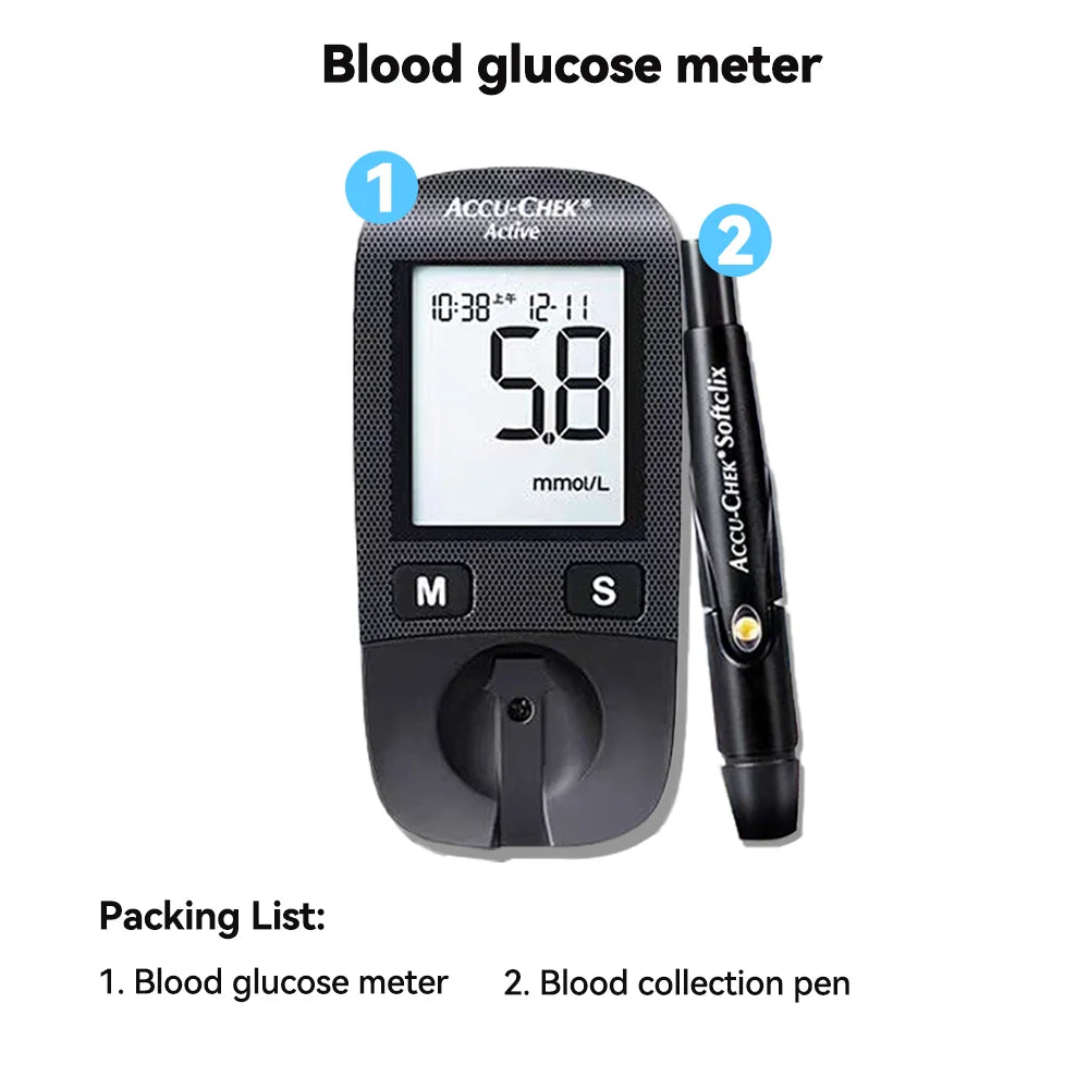 ACCU Chek Portable Blood Glucose Meter &ndash; Accurate Diabetes Monitoring Only Reader