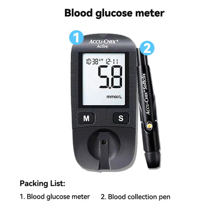 ACCU Chek Portable Blood Glucose Meter &ndash; Accurate Diabetes Monitoring Only Reader