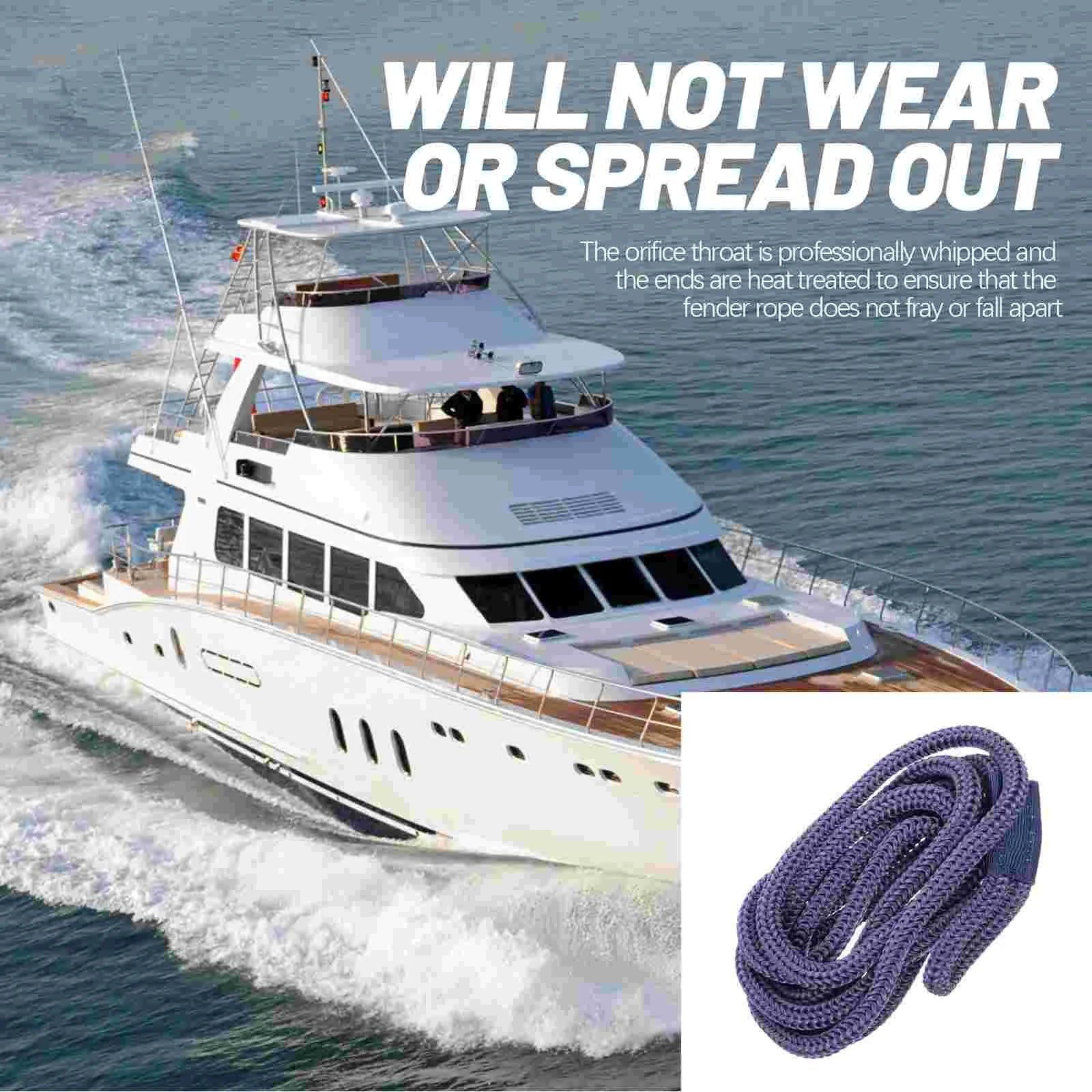 Durable Marine Rope for Boats - 2Pcs Fending Cord