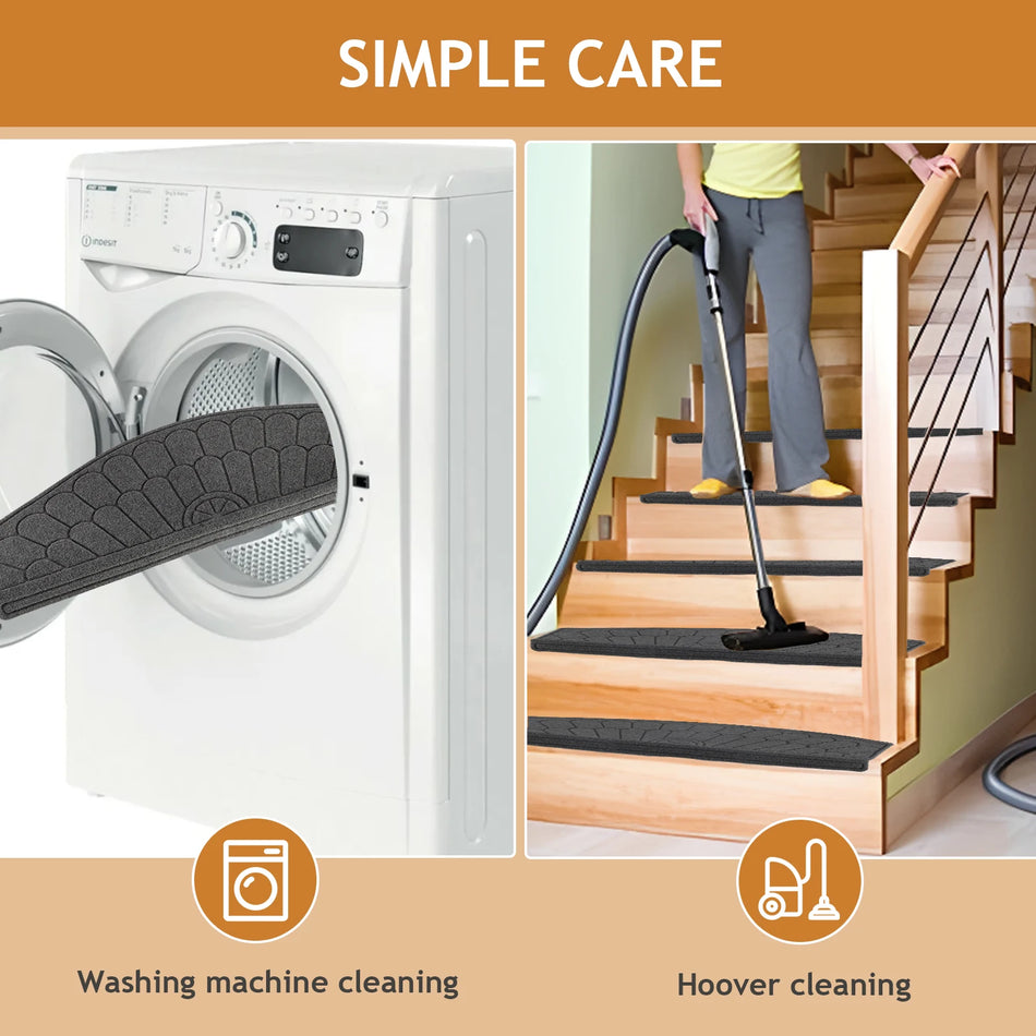 Conjunto de 15 Alfombrillas Circulares de Fibra Textil Impermeables