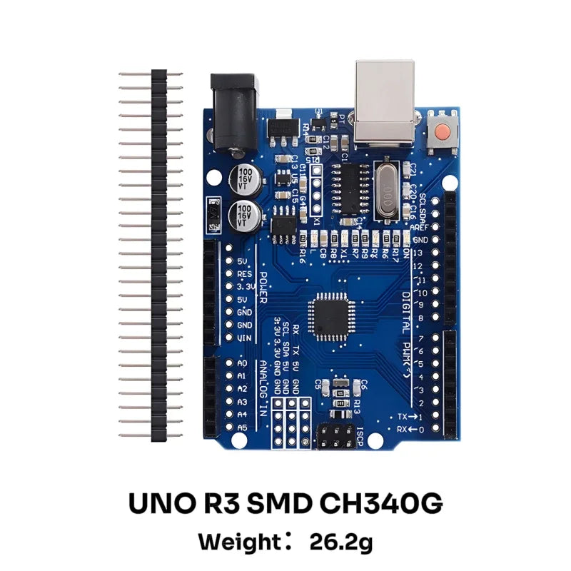 UNO R3 Development Board &ndash; Integrated WiFi Module for Seamless Connectivity UNO R3 SMD / UNO R3