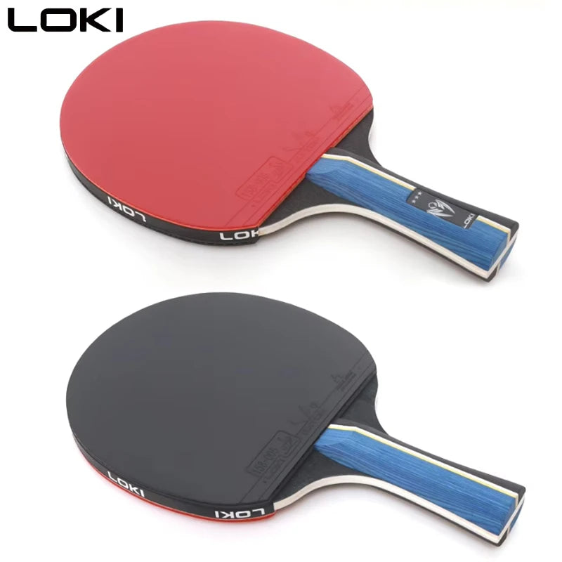 Loki Kirin K3 Racchetta da Ping Pong in Legno Puro 7 Strati Gomma RXTON