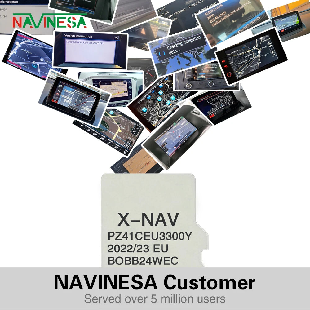 Toyota AYGO X-NAV TF Card &ndash; Plug-and-Play Europe Maps