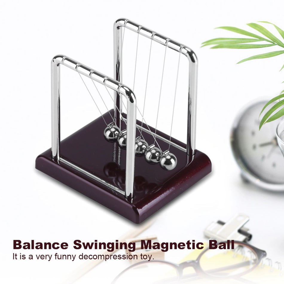 Balance Ball Desk Steel Magnetic Pendulum &ndash; Physics Toy Default Title