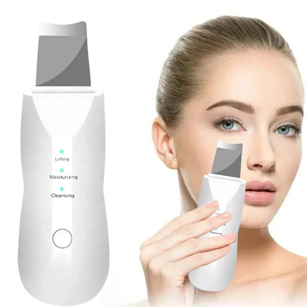 Ultrasonic Skin Scraper - Deep Pore Cleaning Facial Machine for Men &amp; Women